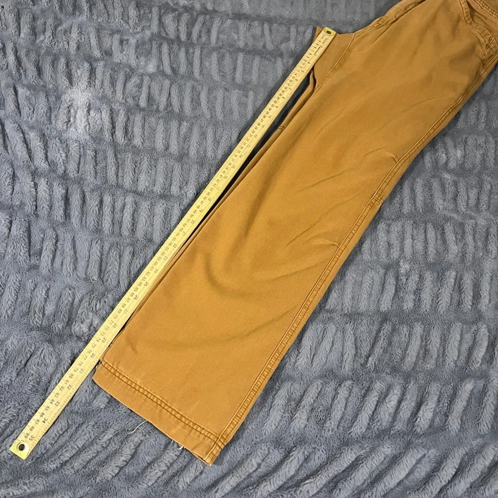 ExOfficio Mens Carpenter Utility Pants 32x32 Brown Hiking Workwear Cotton